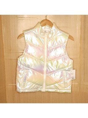 Xersion Girls New Iridescent Puffer Vest 14